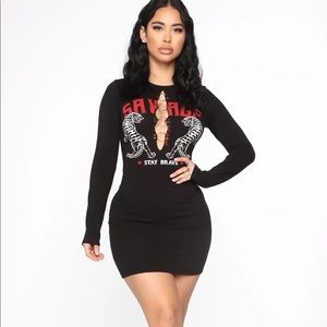 Stay Brave Mini Dress. Brand New